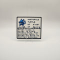 Wartortle Pokédex plaque, No. 008, photo 1