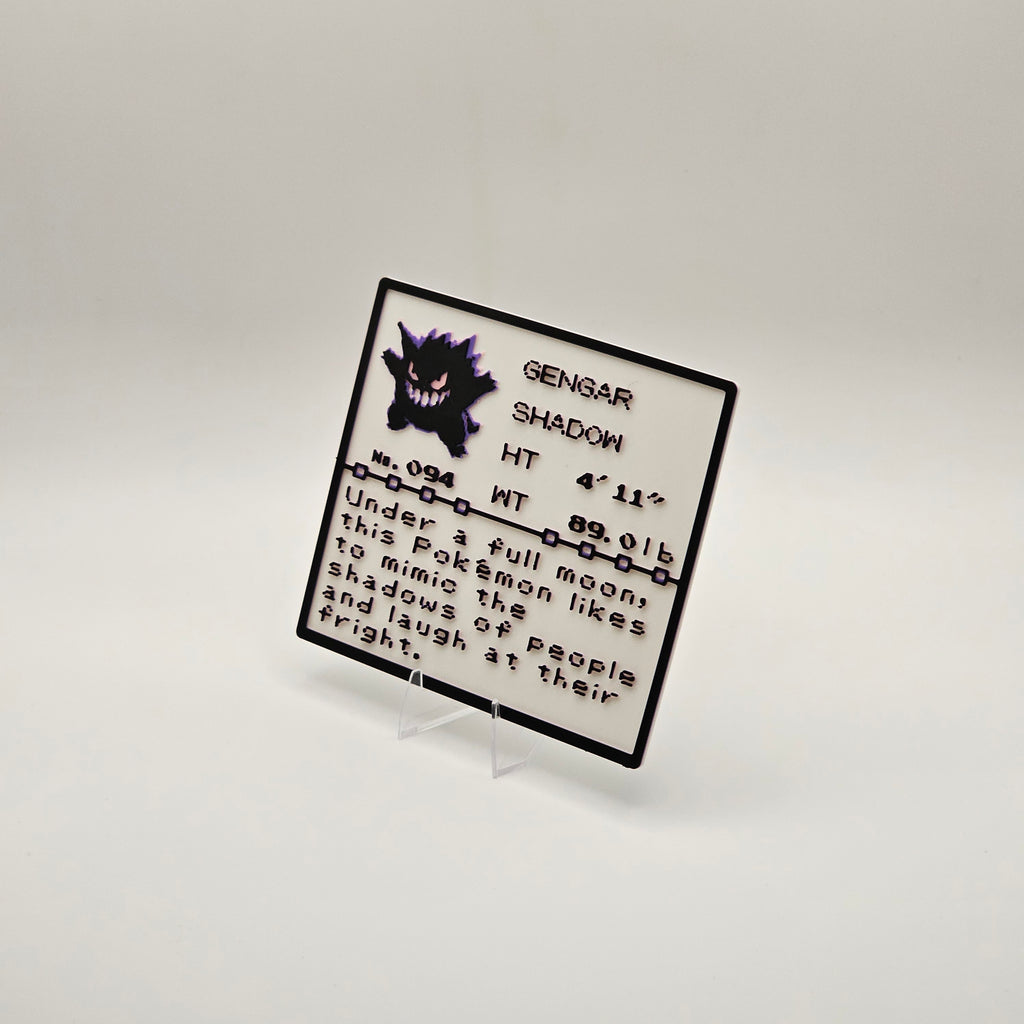 Gengar Pokédex plaque, No. 094, photo 2