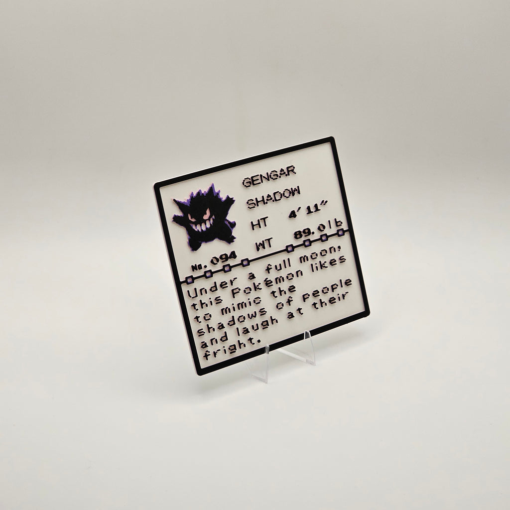 Gengar Pokédex plaque, No. 094, photo 3