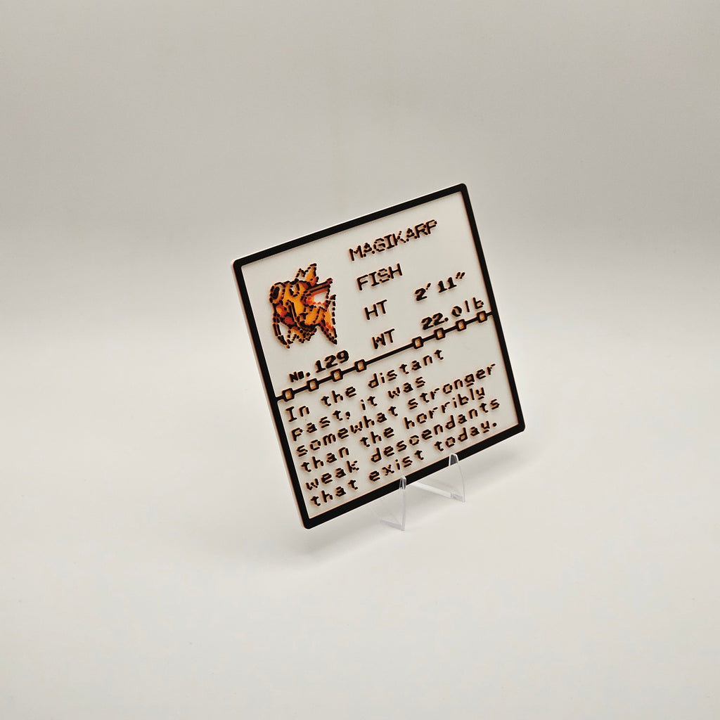 Magikarp Pokédex plaque, No. 129, photo 3