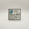 Articuno Pokédex plaque, No. 144, photo 1