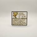 Zapdos Pokédex plaque, No. 145, photo 1