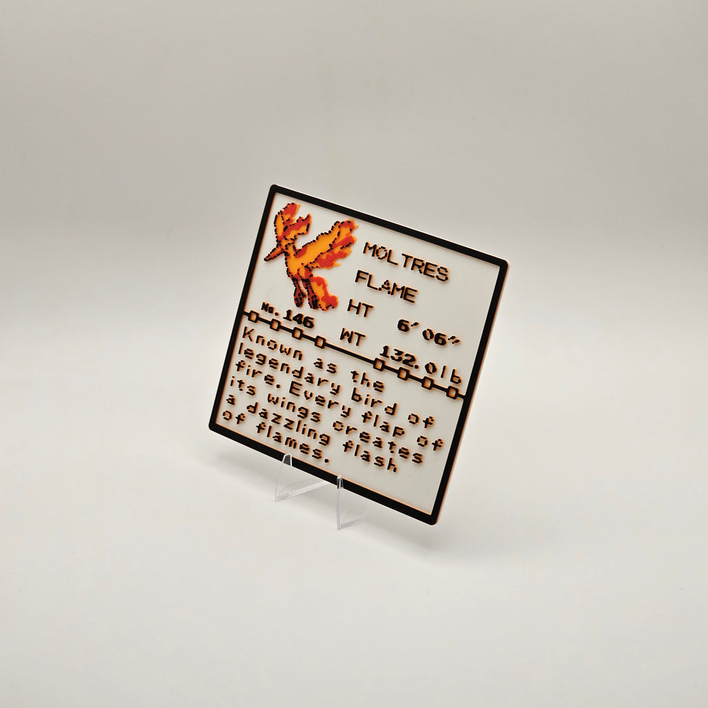 Moltres Pokédex plaque, No. 146, photo 2