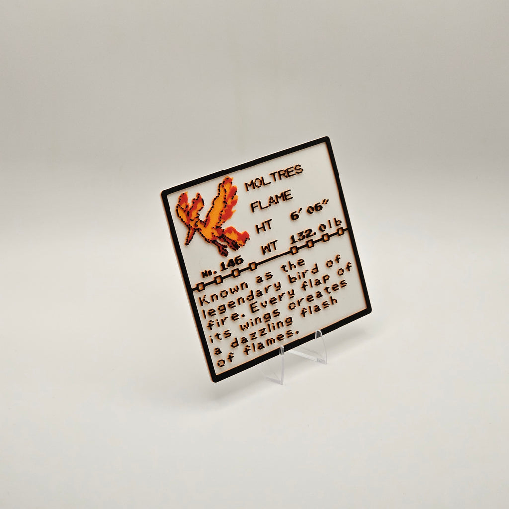 Moltres Pokédex plaque, No. 146, photo 3