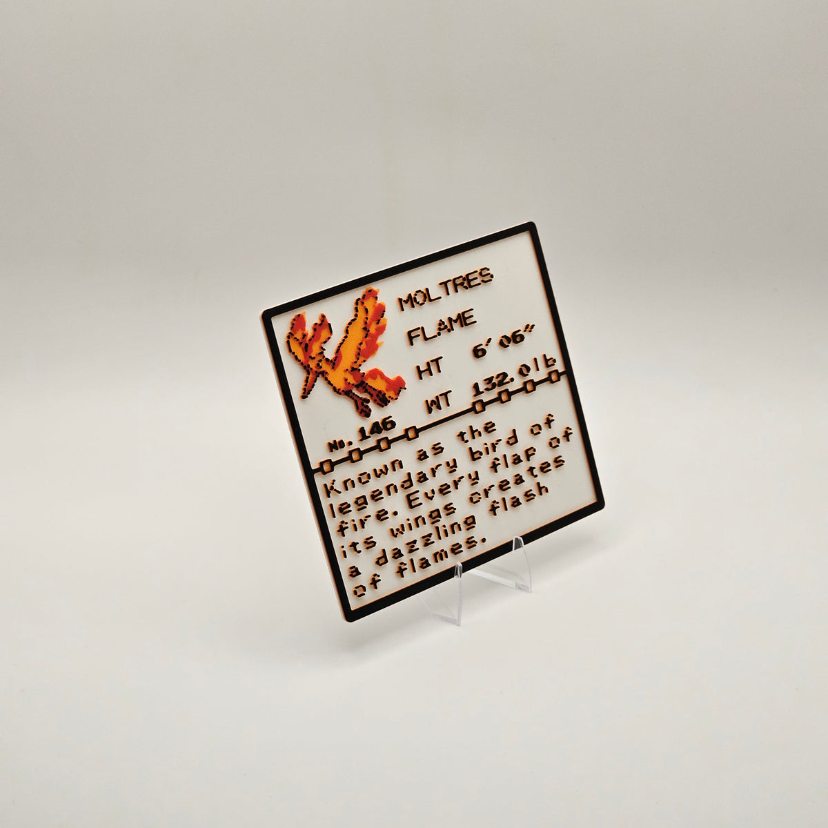 Moltres Pokédex plaque, No. 146, photo 3