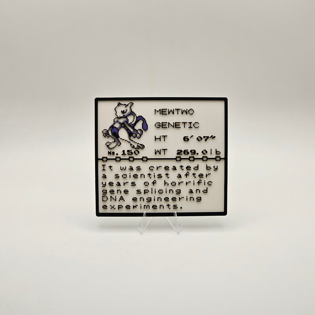 Mewtwo Pokédex plaque, No. 150, photo 1