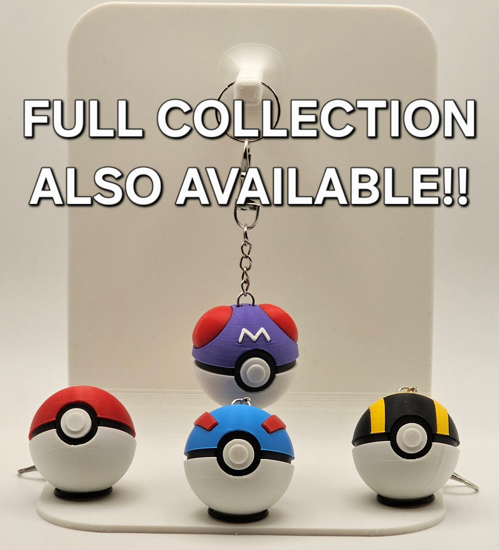 Pokéball, Great Ball, Ultra Ball and Master Ball fidget clickers